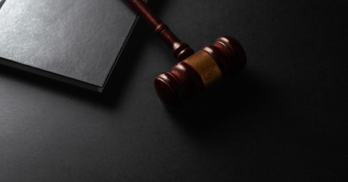 Courtroom and gavel representing small claims court