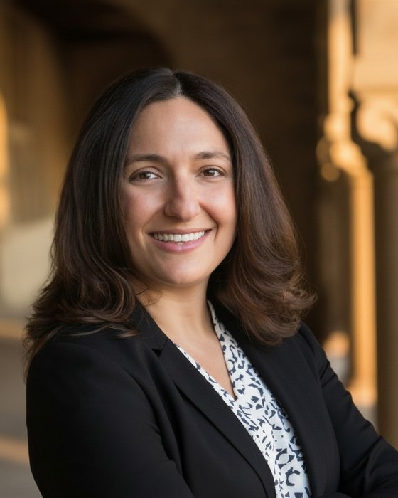 Portrait of Jennifer Zimbroff, Stanford deputy general counsel and chief legal officer for Stanford Athletics